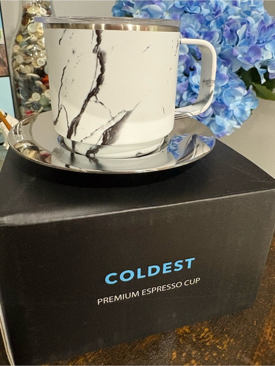 Coldest Other - Coldest White Marble Premium Espresso Cup